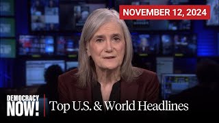 Top US amp World Headlines — November 12 2024 [upl. by Navonoj]