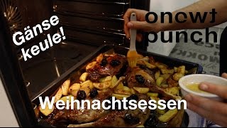 Rezept Gänsekeule für Weihnachten [upl. by Erle]