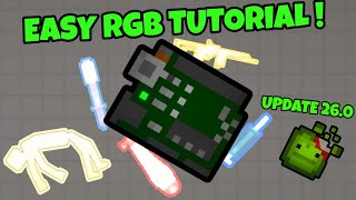 HOW TO CHANGE INTO RGB NPC amp OBJECTS VERY EASY 🌈  MELON PLAYGROUND 260 [upl. by Tierell]