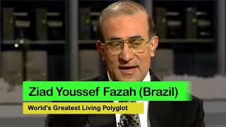 Ziad Fazah  Worlds Greatest Living Polyglot  Officially Incredible  Record Owner [upl. by Aihsik928]