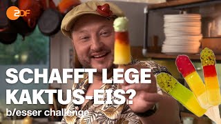 Kaktus Kampf Sebastian soll Eis aus Kindheitstagen nachbauen  besser challenge [upl. by Eylhsa]