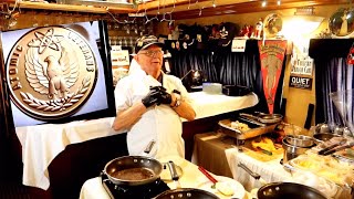 Lunch in A CIRCUS TRAIN w A WALLENDA amp Presidential Gold Medal Veteran BOBS TRAIN [upl. by Clary]