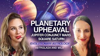 Jupiter Conjunct Mars Square Saturn Internal and External Tensions Change the World from Inside Out [upl. by Assinna428]