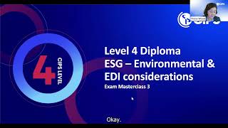 CIPS Exam Masterclass 3 ESG Environmental and EDI Considerations in Procurement amp Supply [upl. by Ahsemac]