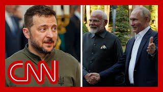 Zelensky blasts Modi’s visit with Putin as ‘a devastating blow to peace’ [upl. by Ikey]