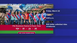 Annual Poteet Strawberry Festival nearing tickets set to be available at discount [upl. by Aggri]