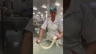 Handmade Trecce in Thomastown 🧀 youtubeshorts cheeseproduction [upl. by Ecyaj]