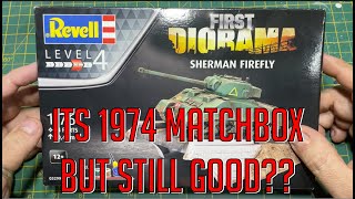 Its a MATCHBOX 1974 Kit Reboxed Revell FIRST DIORAMA Firefly Review [upl. by Havstad]