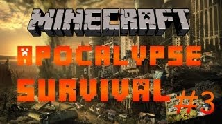 Minecraft Apocalypse Survival  Ep 3 Making Progress [upl. by Suiram]