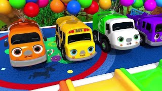 Wheels on the Bus  Baby songs  Nursery Rhymes amp Kids Songs [upl. by Lladnew728]