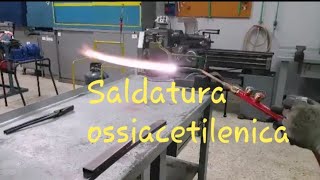 Saldatura ossiacetilenica studenti IPS quotFederico IIquot Enna [upl. by Aicerg]