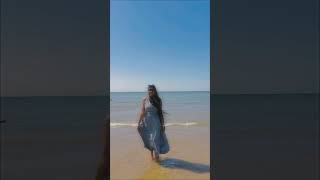 islandgirl saltwater waves oceanview ocean sea uksummer formbybeach oceanbreeze fyp [upl. by Bonnette]