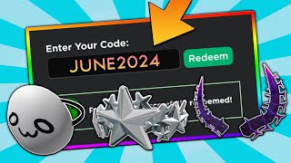 6 NEW CODES ALL JUNE 2024 Roblox Promo Codes For ROBLOX FREE Items and FREE Hats 2024 UPDATED [upl. by Biondo]