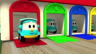 Wheels On the BusMonster Trucks songs for kidsColorful slidesBaby Nursery RhymesampKids Songs [upl. by Timms]