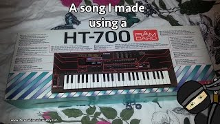 A song I made using a Casio HT 700  quotPearl Dropsquot Stereo Ninja Music [upl. by Hudson82]