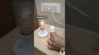 Science experiment in Everyday life 🤗🧬 electric experiment smarthome ashusir shorts [upl. by Bussey]