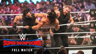 FULL MATCH The Shield vs Braun Strowman Dolph Ziggler amp Drew McIntyre Super ShowDown 2018 [upl. by Dacey332]