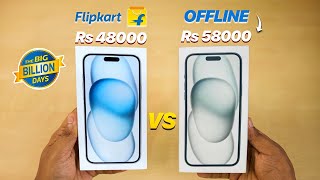 Buying iPhone in Flipkart BBD Sale Vs Offline  Which one is better [upl. by Outhe]