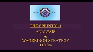 THE SPRINT WAGERING STRATEGY [upl. by Lletniuq491]