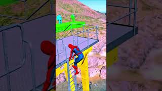 GTAV Epic Ragdolls  JumpsFails Spiderman Game Episode 805 [upl. by Alsi]