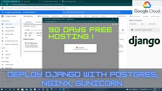 How to Deploy Django on Google Cloud with Postgres Nginx and Gunicorn on Linux  Virtual Machine [upl. by Lothaire]