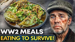 Heres What People Ate To SURVIVE During WW2 [upl. by Auhel]