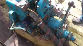 Sabb 18 hp twin cylinder diesel boat engine [upl. by Alleuqram640]