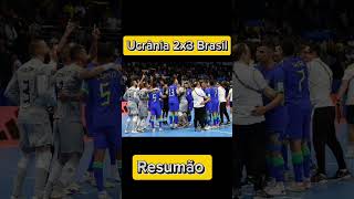 Virada Épica Brasil Derrota Ucrânia e Vai para a Final da Copa do Mundo de Futsal [upl. by Tivad]