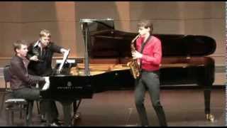 Scaramouche comp Darius Milhaud by Luuk Meeuwis on saxophone [upl. by Ahsinert]