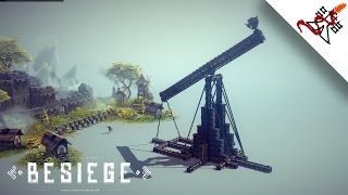 Besiege  How to build a Trebuchet Guide [upl. by Aicnom]