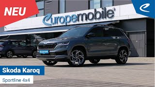 Skoda Karoq Sportline 4x4 TSI DSG  Innenraum  Exterior [upl. by Ecinnahs]