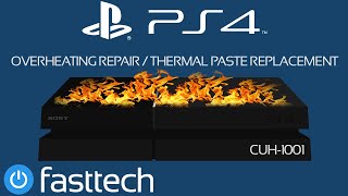 PS4 LOUD FAN OVERHEATING FIX Cleaning and Thermal Paste Replacement Guide [upl. by Onairotciv]