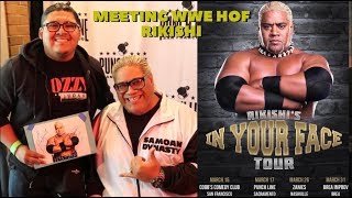 Meeting WWE Hall of Famer Rikishi [upl. by Roxanna]