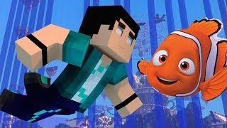 Minecraft Mods  MORPH HIDE AND SEEK  PROCURANDO NEMO MOD [upl. by Annaerb44]