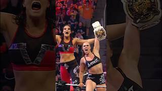 Ronda Rousey and Shayna Baszler are the NEW WWE Women’s Tag Team Champions [upl. by Oiralednac462]