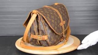 ilovekawaii C02939  Louis Vuitton Monogram Saumur 30 Shoulder Bag M42256 [upl. by Nina233]