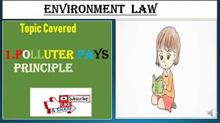 Polluter Pays Principle Video in Environement Law [upl. by Giaimo]