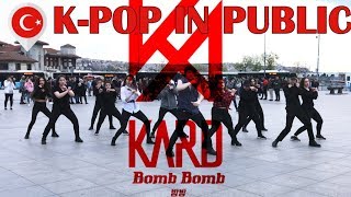 KPOP IN PUBLIC TURKEY KARD  Bomb Bomb밤밤 Cover by TEAMWSTW from Turkey [upl. by Semreh]