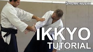 AIKIDO TIPS5 Shomenuchi IKKYO  An Older Form [upl. by Slaby]