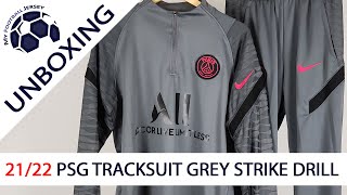 SPtkit 2122 PSG Tracksuit Grey JJSport Unboxing Review [upl. by Edecrem]