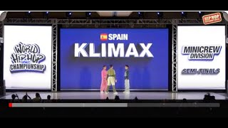 Klimax  Spain  MiniCrew Division  2024 World Hip Hop Dance Championship Semifinals [upl. by Anne-Marie903]