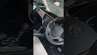 Toyota Corolla  How to wrap carbon fibre  home corolla Altis shorts youtubeshorts [upl. by Etiuqal943]