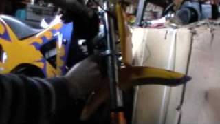 Engine Compression Test 47cc 49cc Mini moto dirt bike [upl. by Aneram]