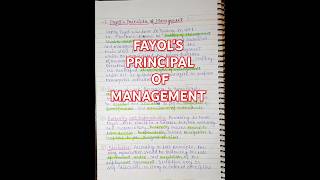 Fayols Principle Of Management  shorts ytshorts [upl. by Yelserp]