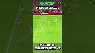 EA SPORT FC25  PS5  PREMIER LEAGUE  WEST HAM UNITED VS MANCHESTER UNITED 4  MNYK GAMES 747 [upl. by Alleram]