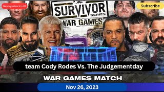 Survivor Series Nov262023 Wargames Match  WWE 2k23 Legend mode gameplay [upl. by Nesila]