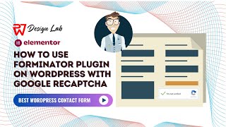 How to use Forminator Plugin on WordPress with Google recaptcha [upl. by Neibart]