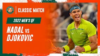 Nadal vs Djokovic 2022 Mens quarterfinal  RolandGarros Classic Match [upl. by Hindorff]