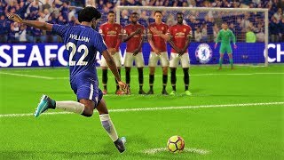 FIFA 18 FREE KICK GOALS COMPILATION 2 [upl. by Emilia]