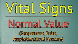 Normal Values Of Vital Signs shorts by NursingNotes20 [upl. by Lyns585]